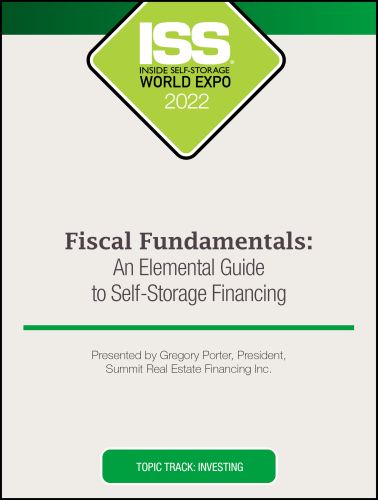 Fiscal Fundamentals: An Elemental Guide to Self-Storage Financing